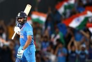 Rohit Sharma holds the record for the joint-fastest century in T20Is